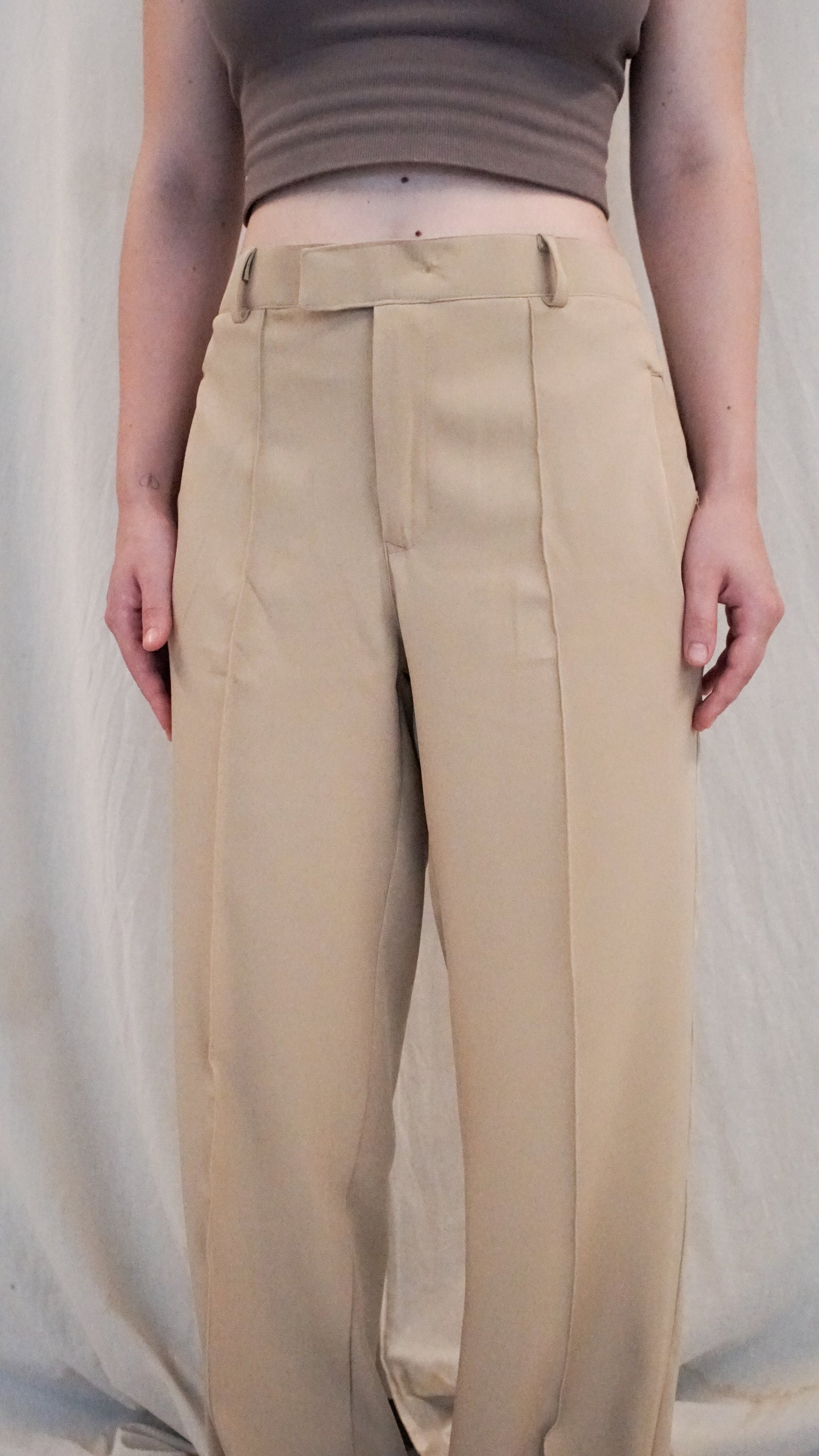 Smart Pleated Pants - Black
